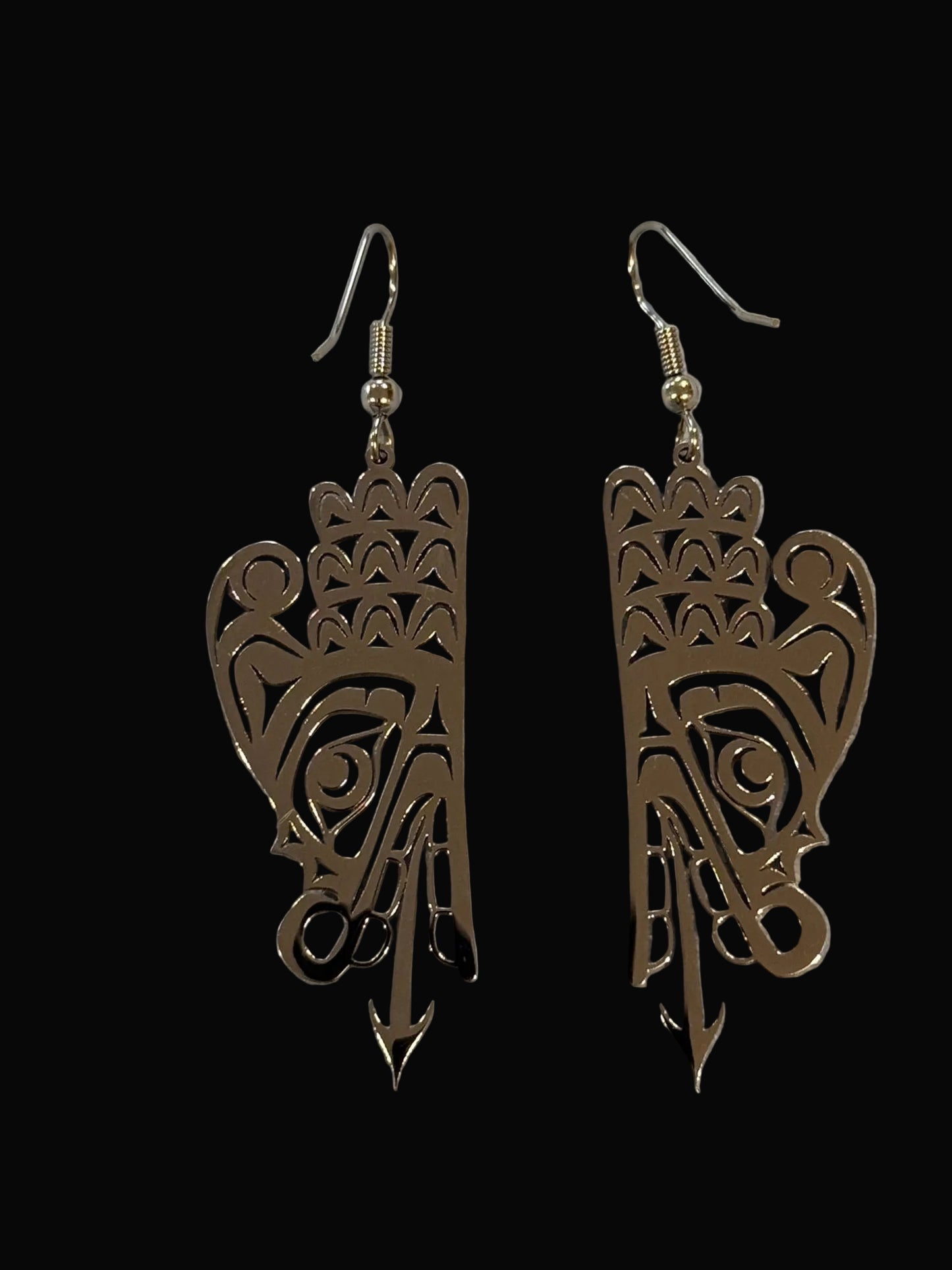 Stainless Steel Thunderbird Earrings