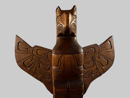 Rare Kwakwaka'wakw Talking Stick