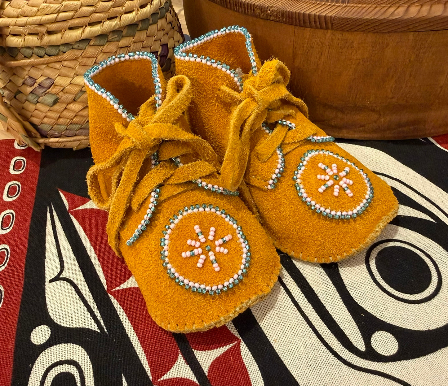 Toddler Moosehide Moccasins