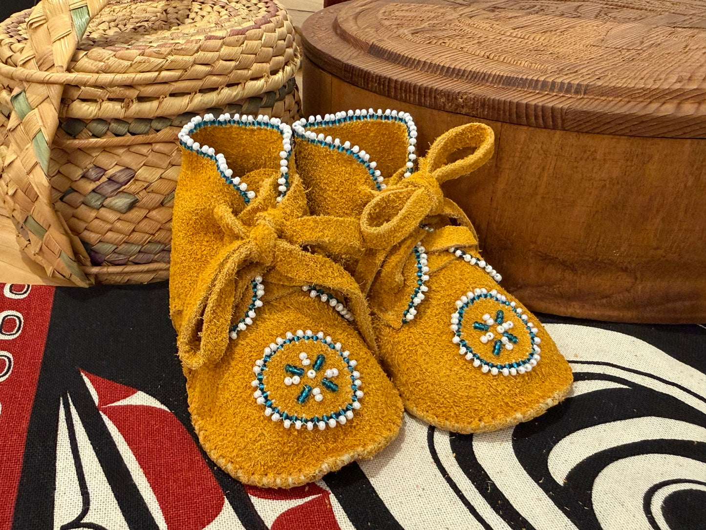 Newborn Moosehide Moccasins