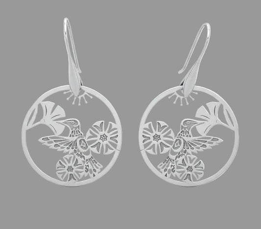Hummingbird Sterling Silver Earrings