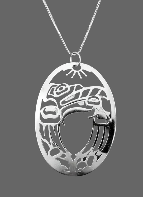My Baby Raven Sterling Silver Pendant
