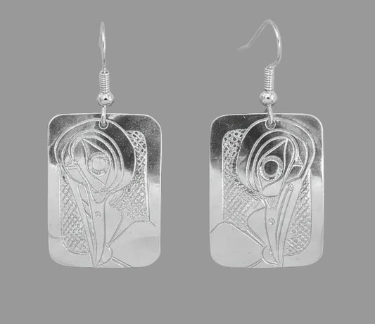 Stirling Silver Hummingbird Earrings