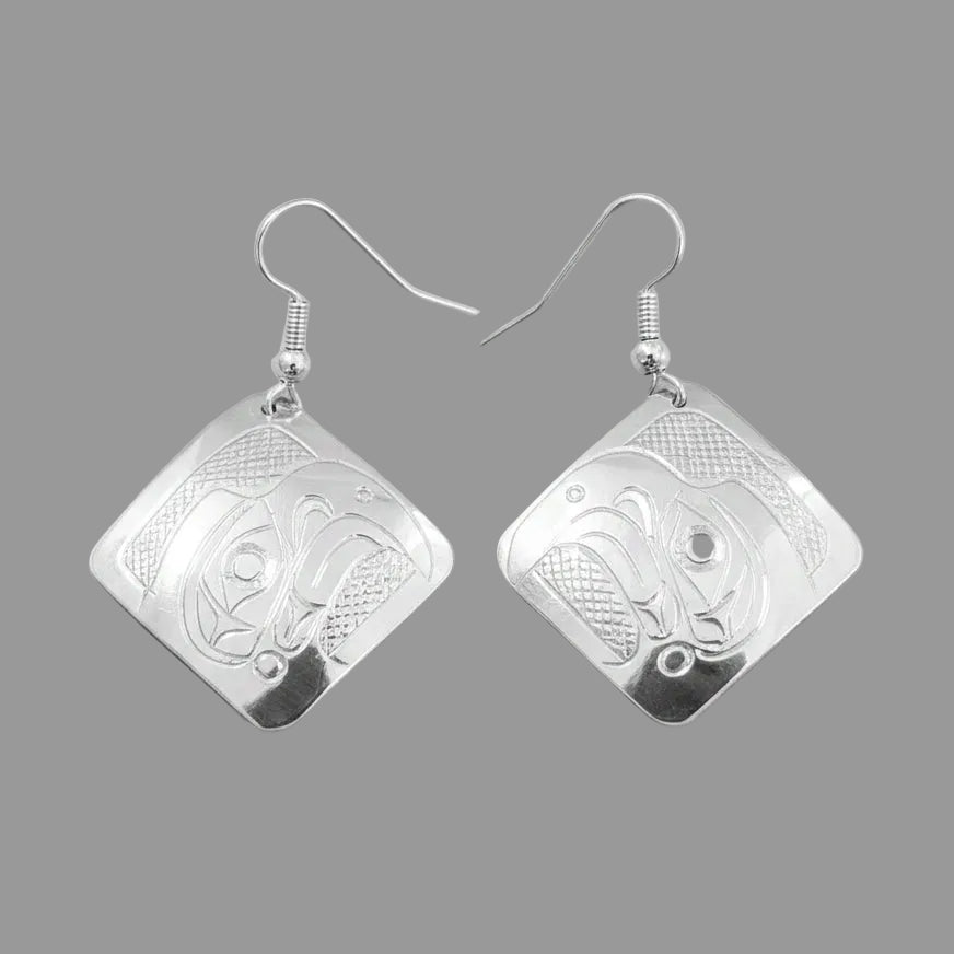 Stirling Silver Eagle Earrings