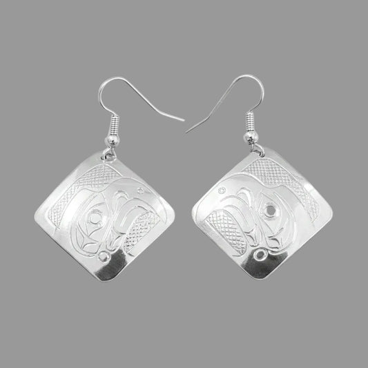 Stirling Silver Eagle Earrings