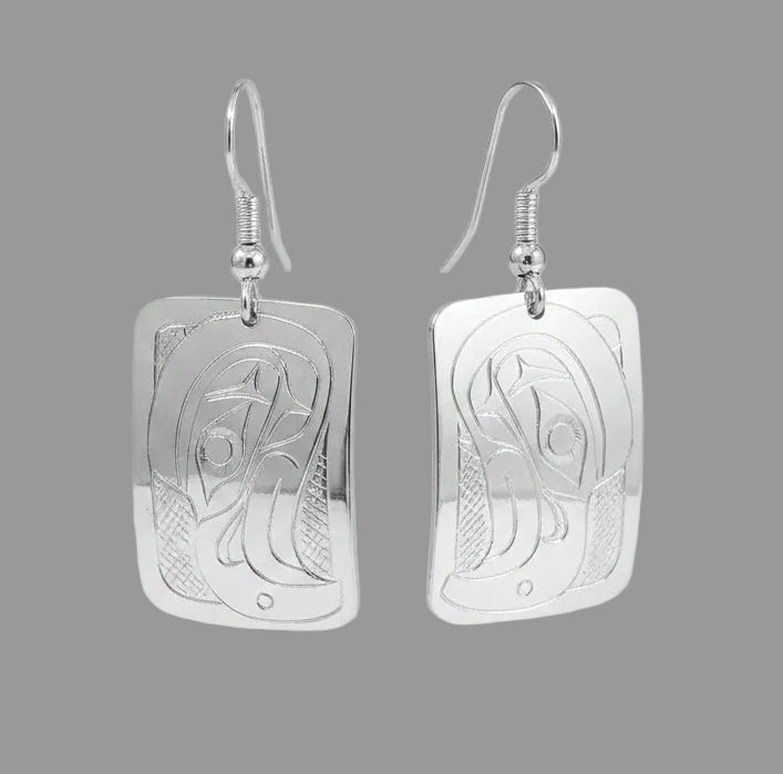 Sterling Silver Eagle Earrings