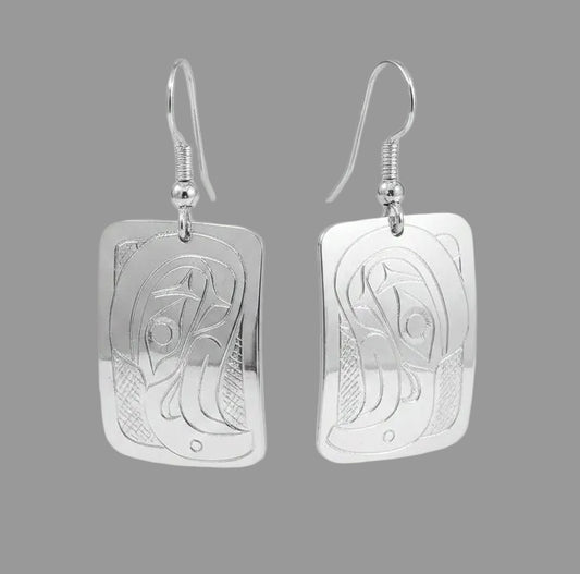 Sterling Silver Eagle Earrings