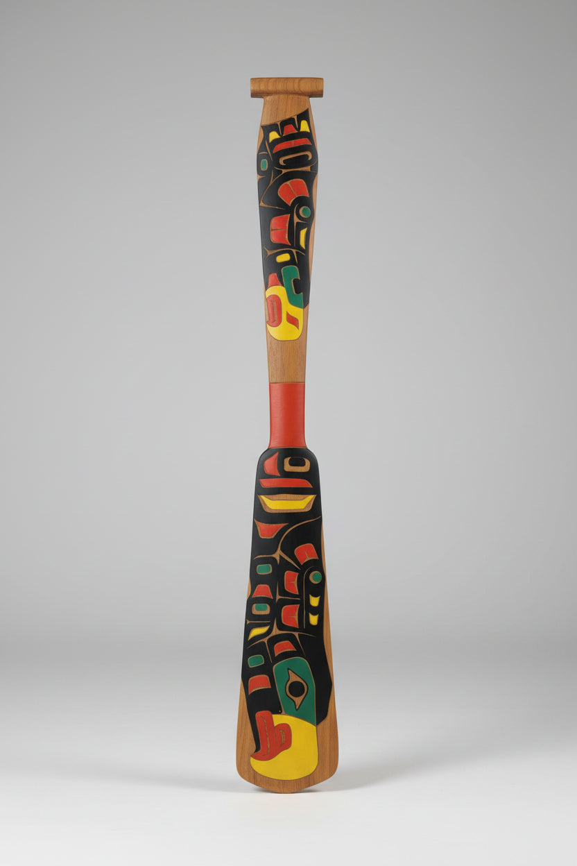 Kwakiutl Eagles Paddle