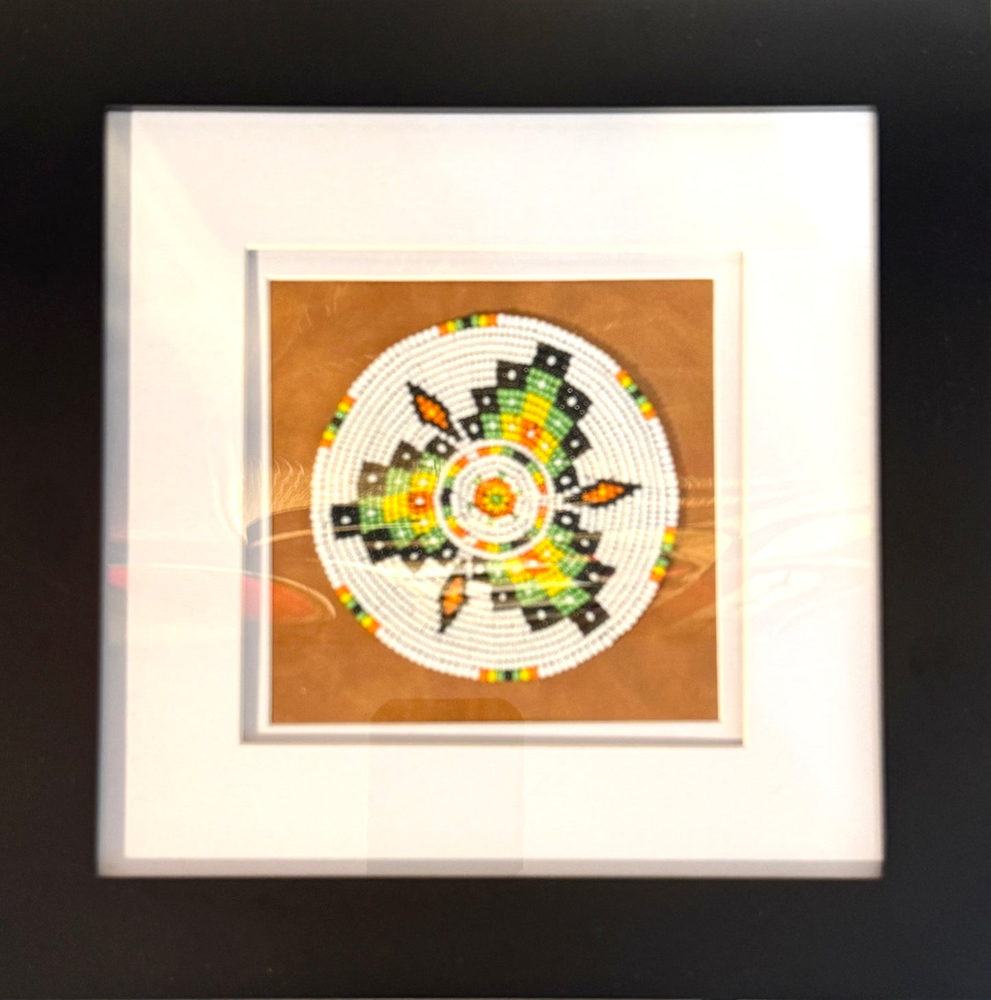 10" Framed Beaded Artwork