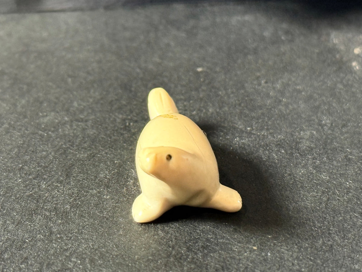 Inuit Walrus Family Ivory Seal Set (3)