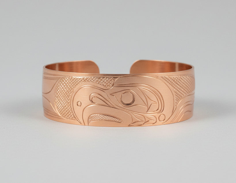 3/4" Copper Eagle Bracelet