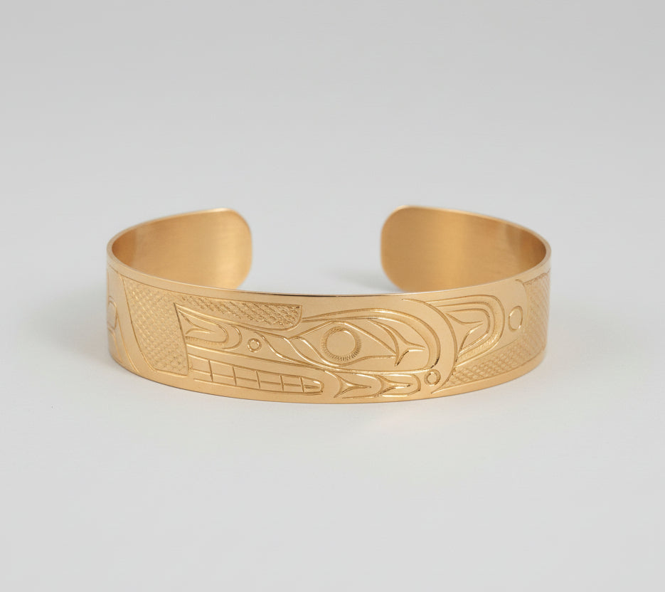 1/2" Copper Wolf Bracelet 2