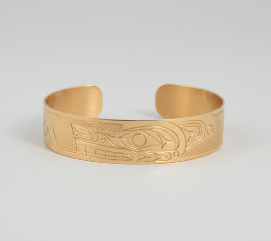 1/2" Copper Wolf Bracelet 2