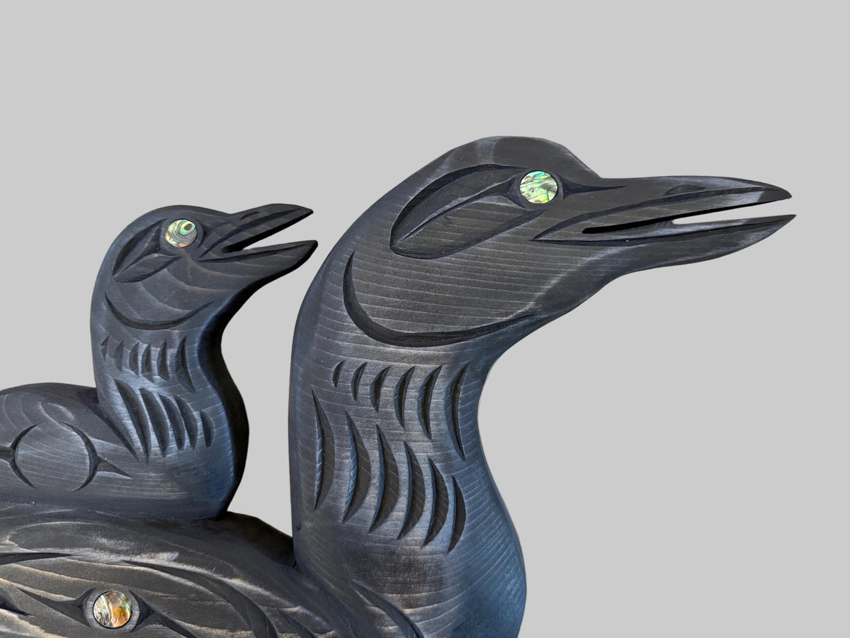 Loon & Baby (free standing)