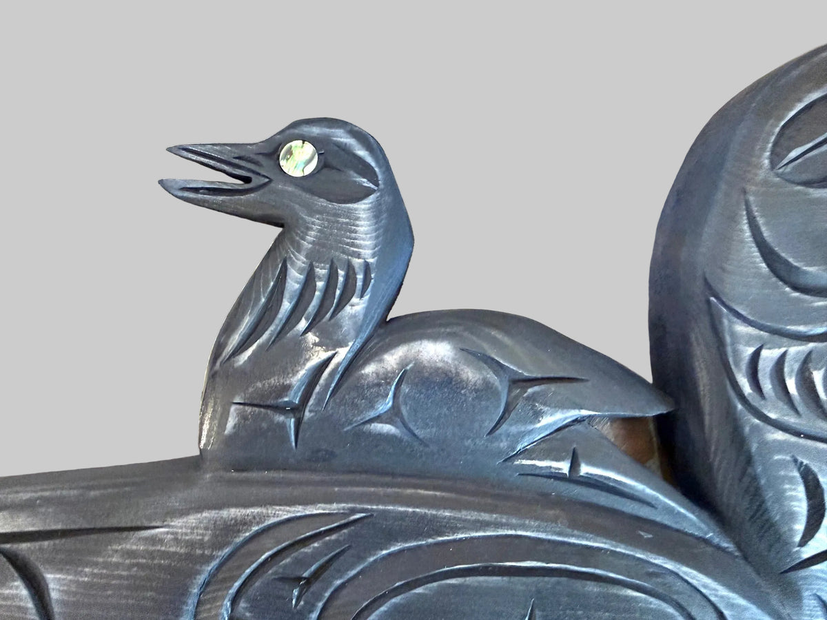 Loon & baby (Free Standing)