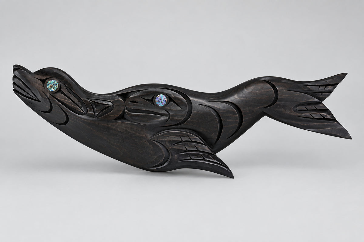 Salish Harbour Seal Plaque
