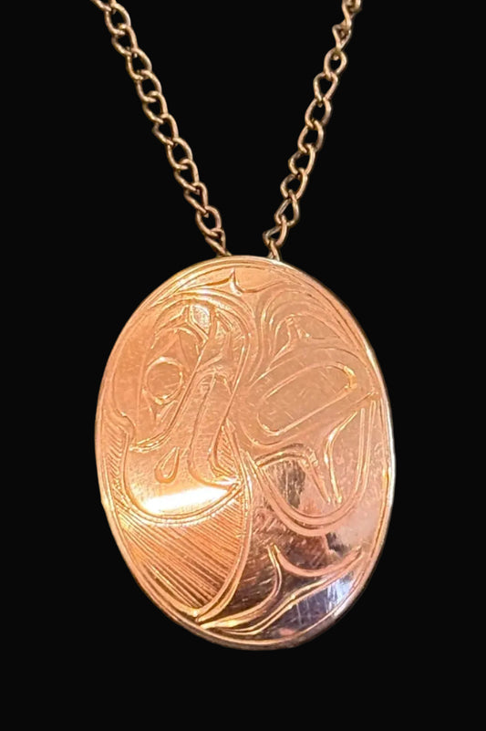 Copper Eagle Pendant