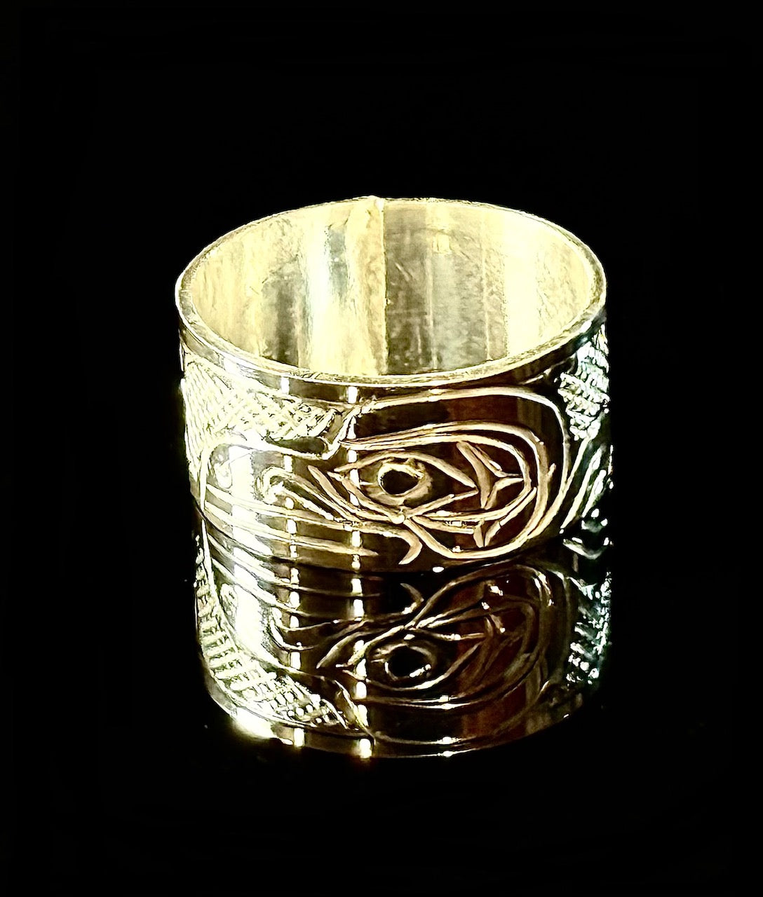 Stirling Silver Raven Ring