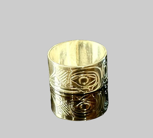 Stirling Silver Hummingbird Ring