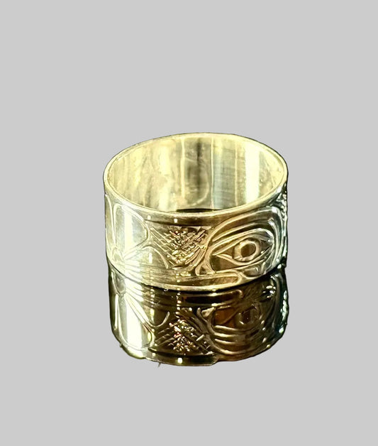 Stirling Silver Hummingbird Ring