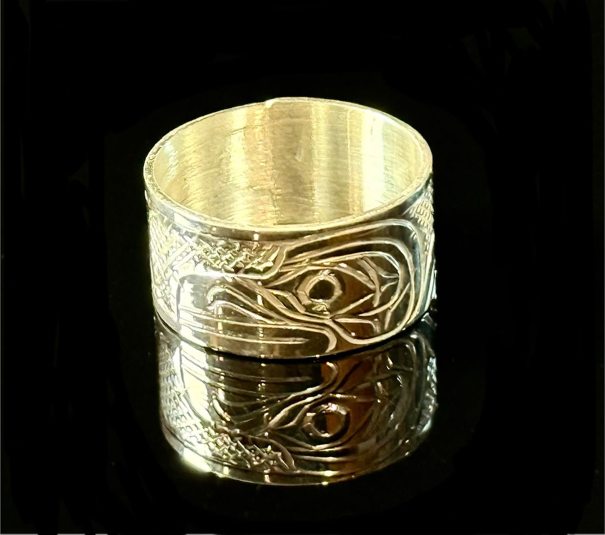 Sterling Silver Raven Ring