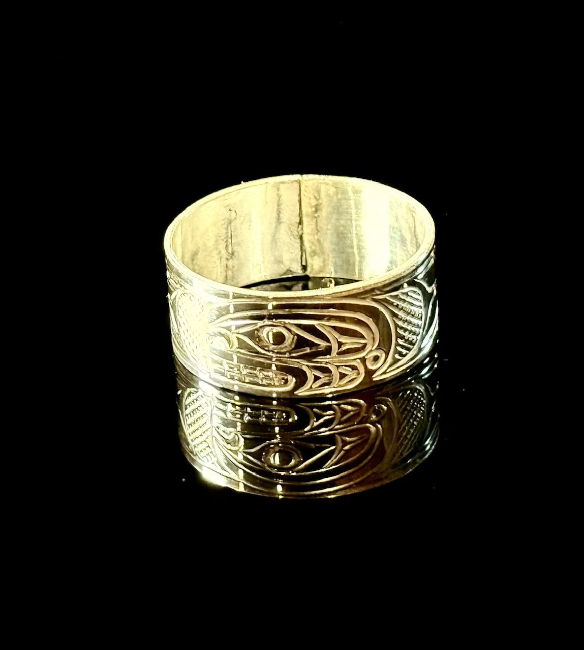 Sterling Silver Killer Whale Ring