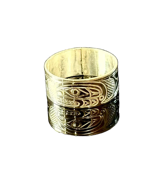 Sterling Silver Killer Whale Ring
