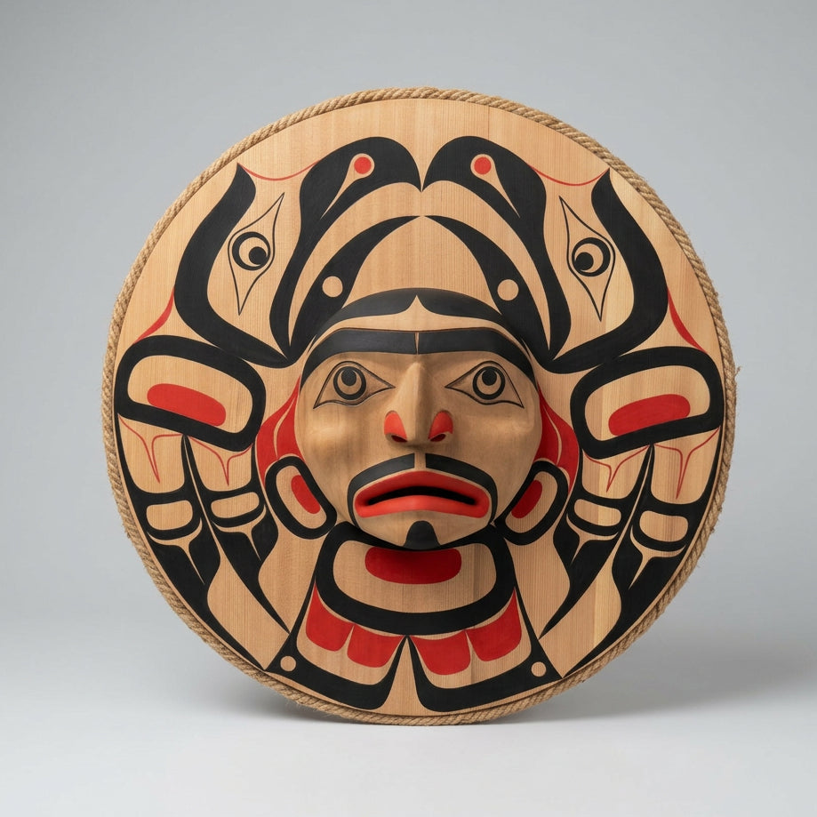 24" Raven Mask Plaque