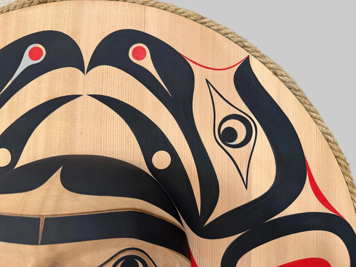 24" Raven Mask Plaque