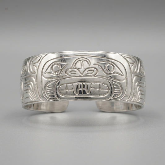 Sterling Silver 3/4" Bear Bracelet