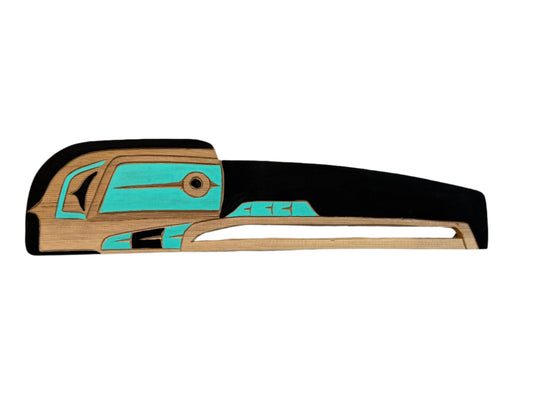 Teal Salish Raven