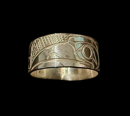 Sterling Silver Raven Ring