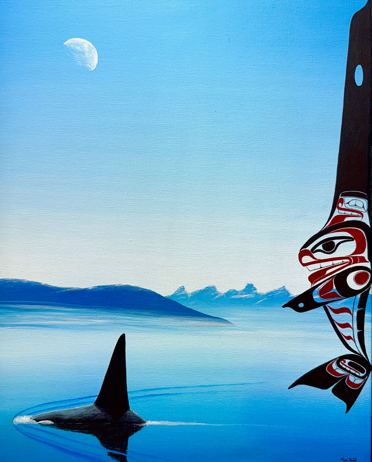 Original Painting "Solitary Hunter"