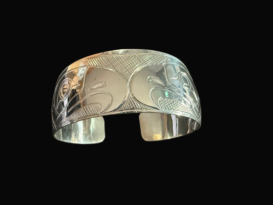 Sterling Silver 3/4" Split Eagle