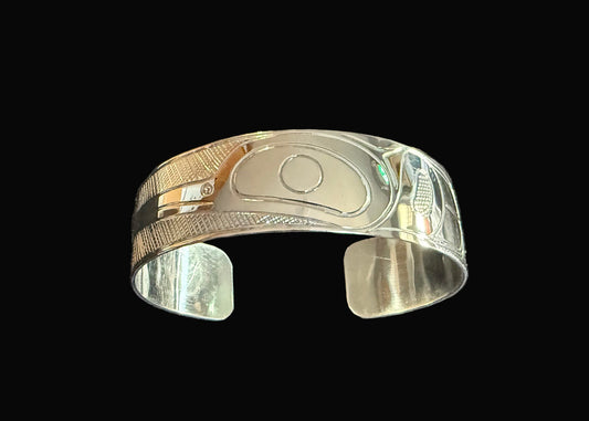 Stirling Silver 3/4" Hummingbird Cuff