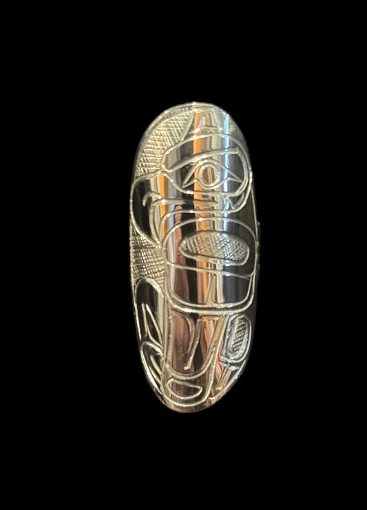 Sterling Silver Thunderbird Statement Ring