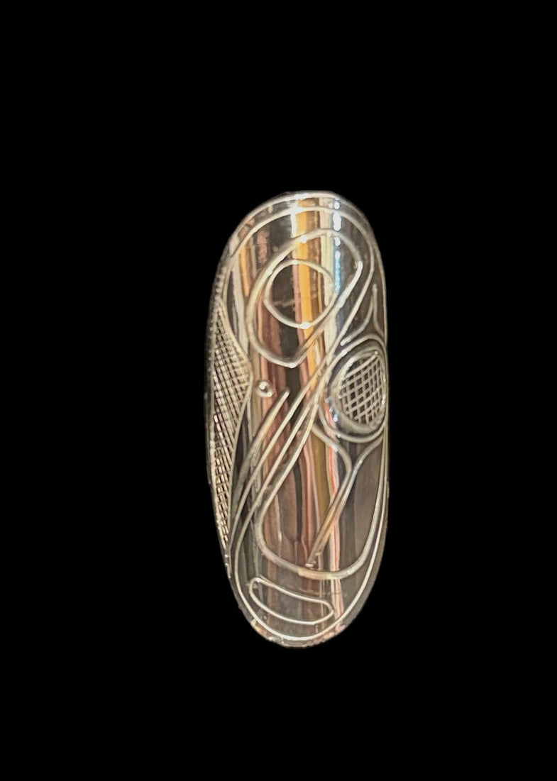 Sterling Silver Hummingbird Statement Ring