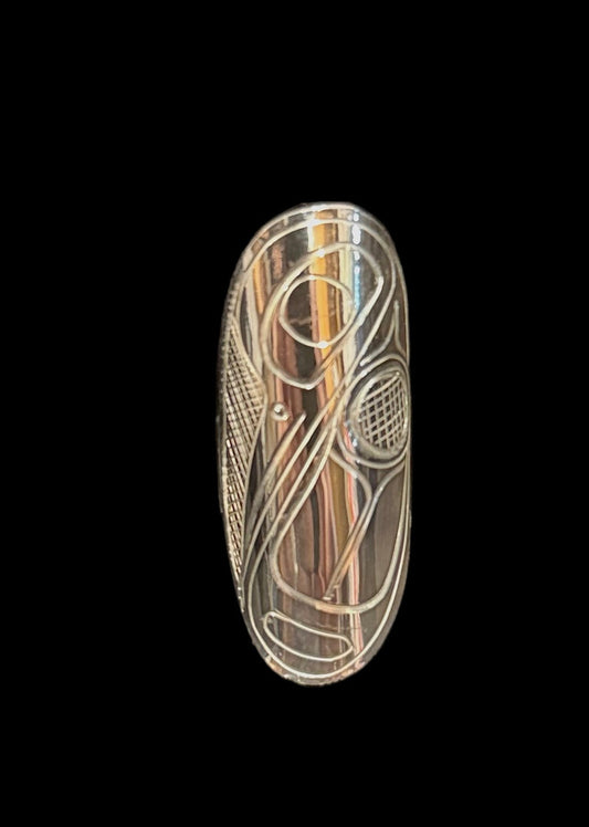 Sterling Silver Hummingbird Statement Ring