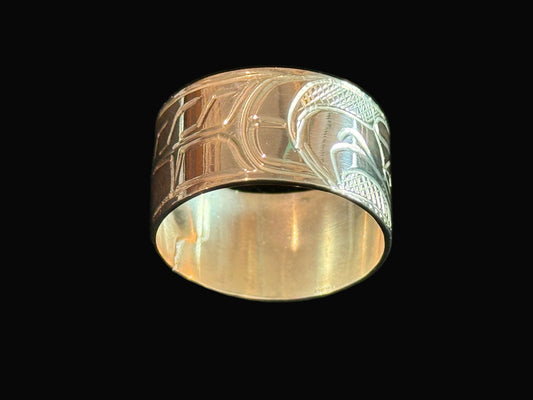 Stirling Silver Men's Thunderbird Ring