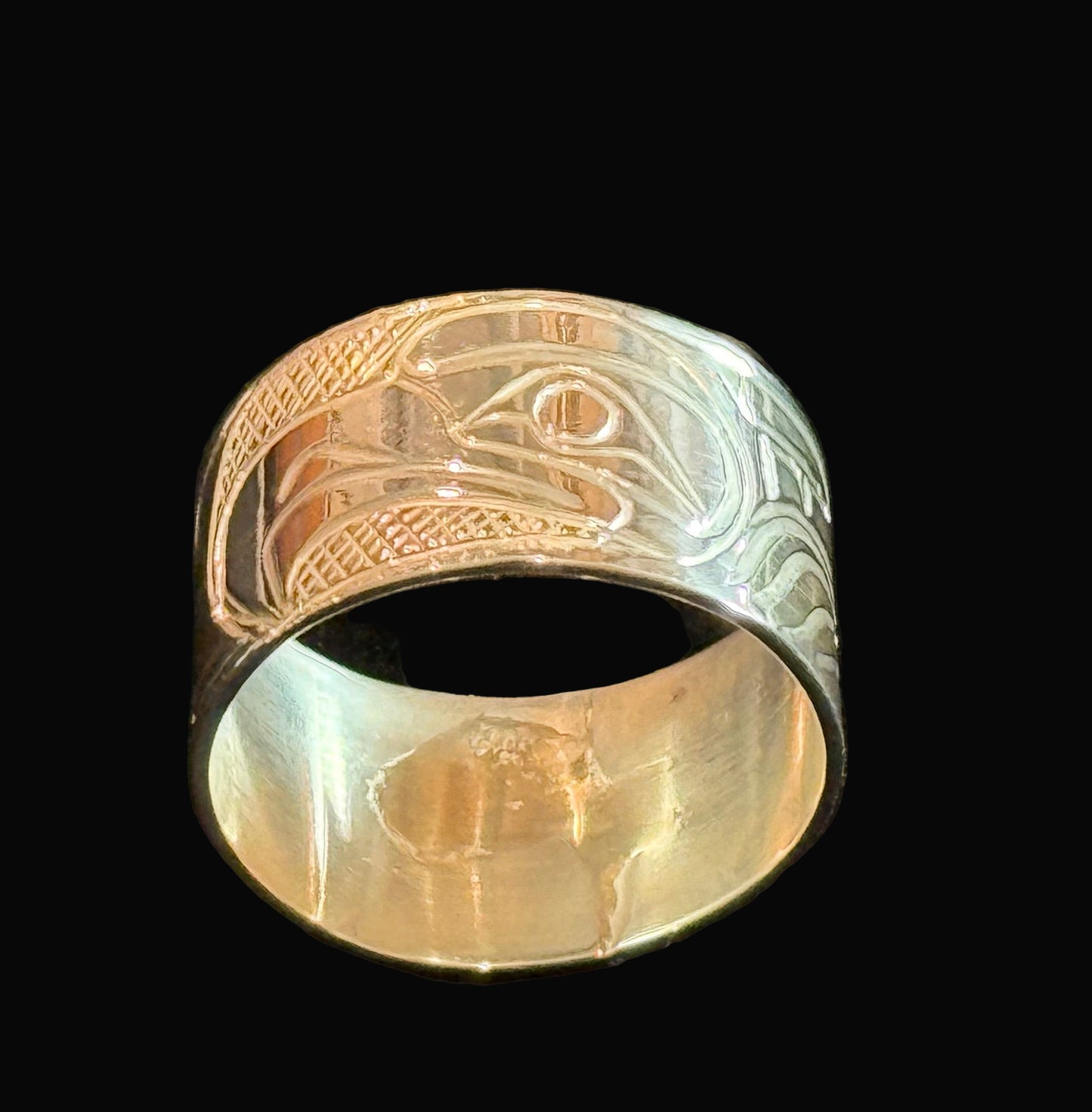 Stirling Silver Men's Thunderbird Ring