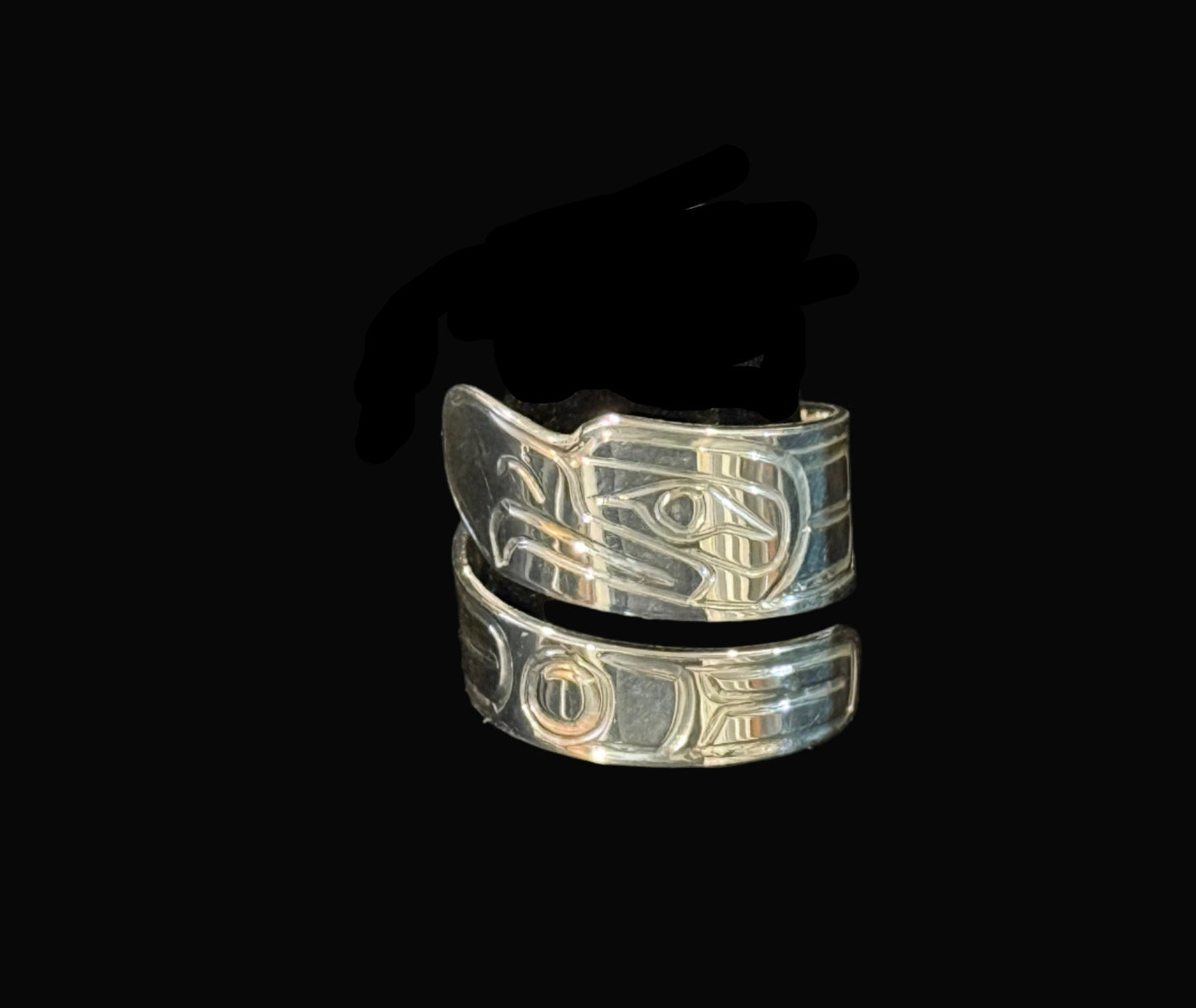 Sterling Silver Eagle Wrap Ring