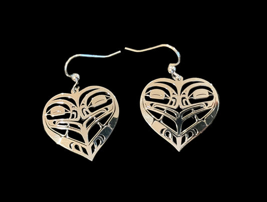 Stirling Silver Hummingbird Heat Earrings