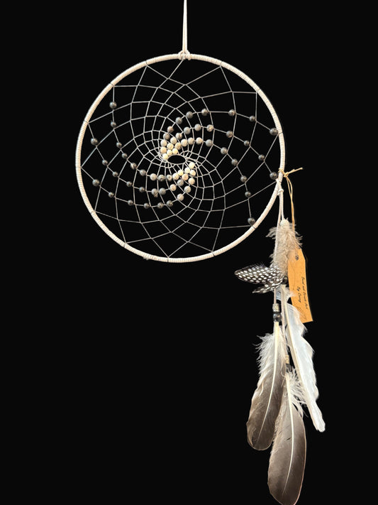 10" Dreamcatcher Grey w/Ombré Design Semi Precious Network