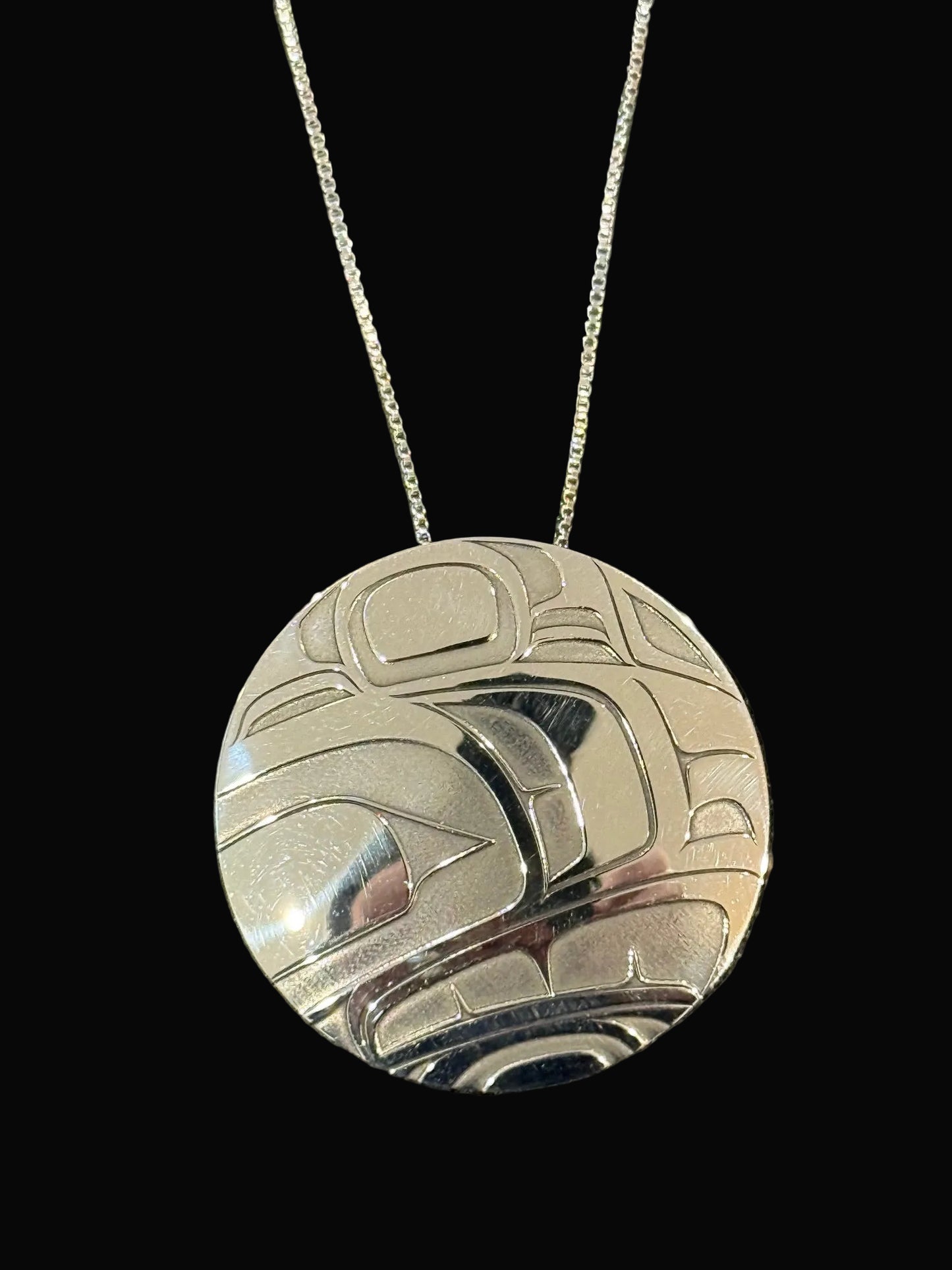 Sterling Silver Large Eagle Pendant