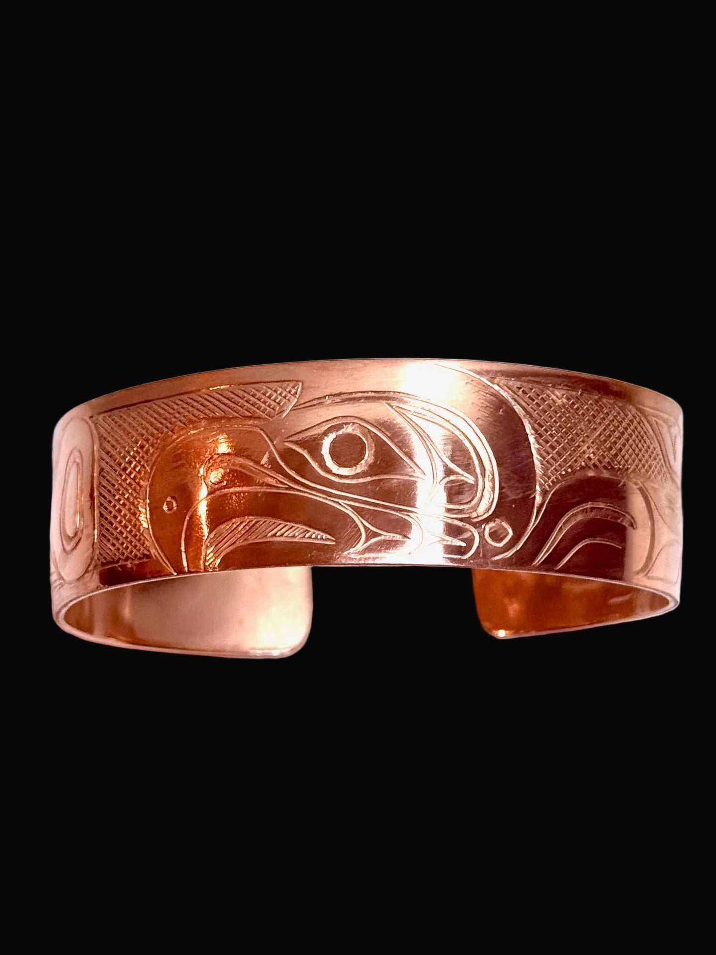 Gorgeous 3/4" Copper Eagle Bracelet/Cuff