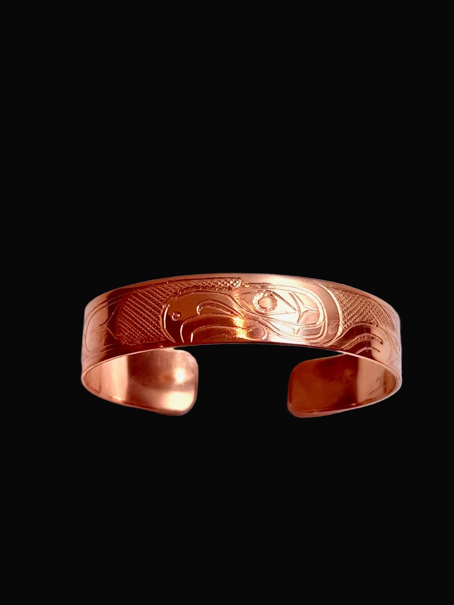Lovely 1/2" Copper Eagle Bracelet/Cuff