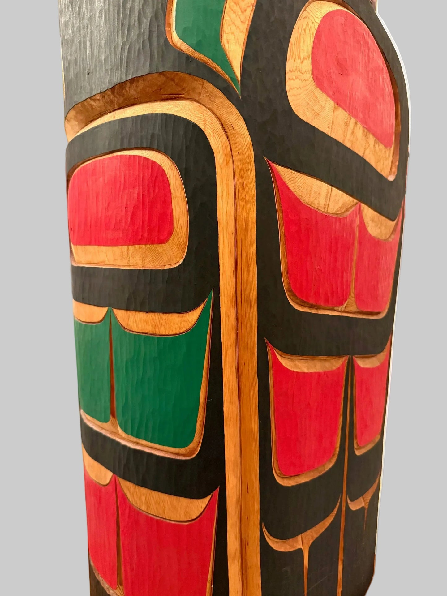 Gorgeous Large Cedar Eagle Totem