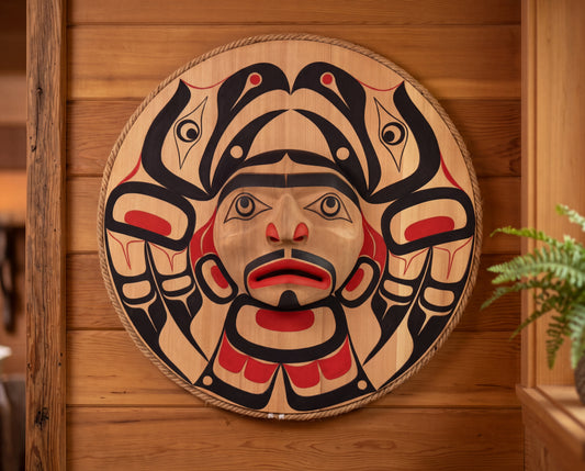 24" Raven Mask Plaque
