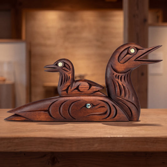 Loon & Baby (free standing)