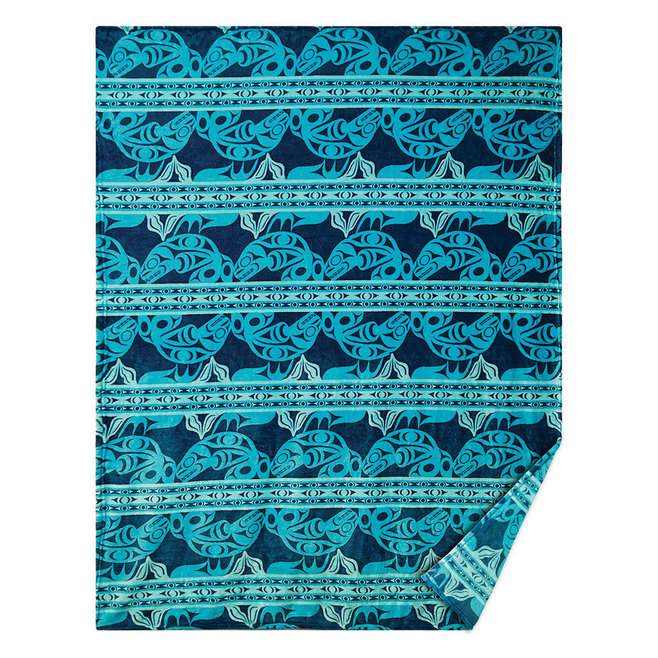 Whale Fleece Blanket